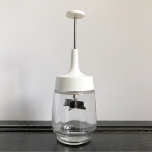 50s/60s Mid Century MCM White Gemco Nut Chopper Minimal Modern Kitschy Kitchen